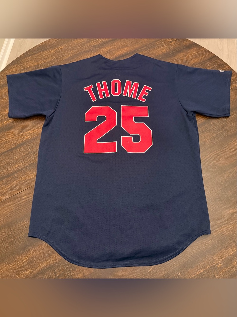 VTG Majestic Cleveland Indians Jim Thome Jersey-USA-Large